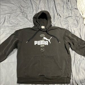 Puma Black Sweatshirt Hoodie